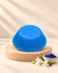 Blue cupcake soap — blue indigo and jasmine scent