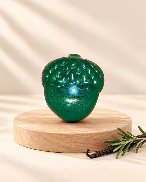 green acorn handmade soap