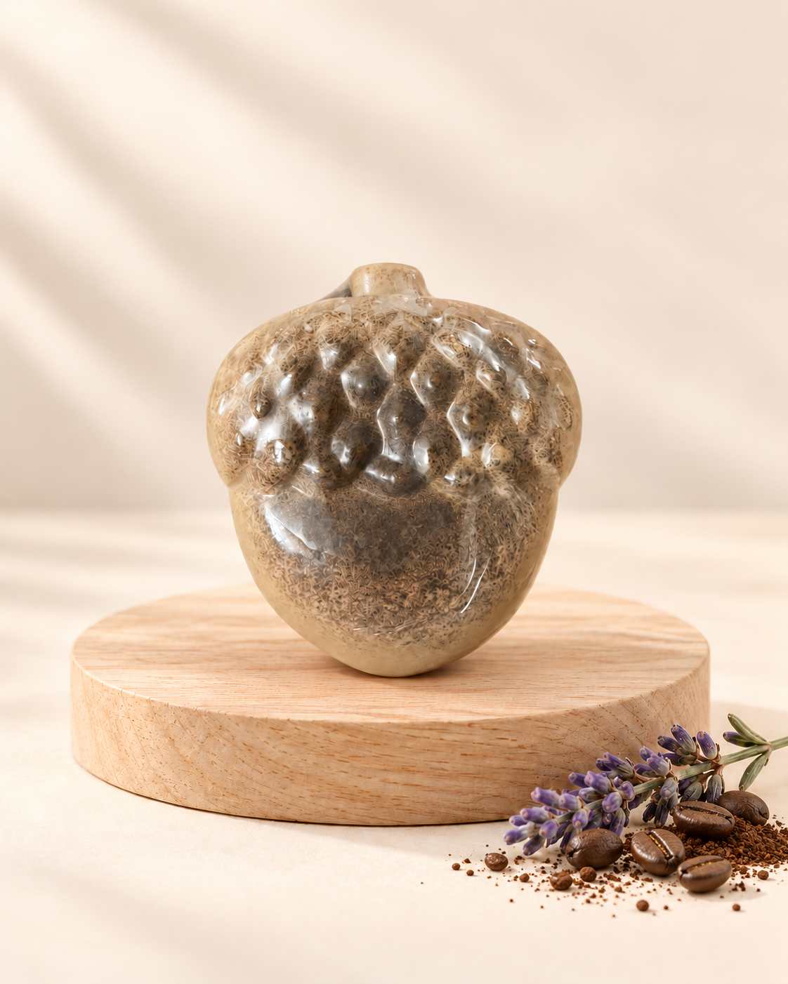 Acorn soap — coffee and lavender