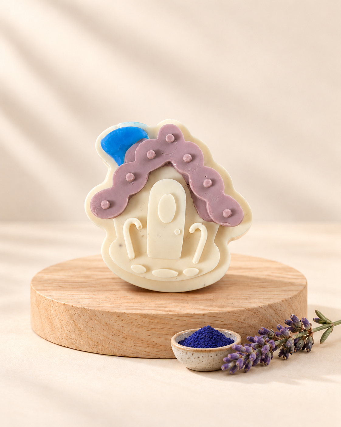 House soap — blue indigo and lavender